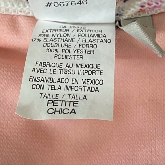 Daniel Cremieux Bikini Swimsuit Pink Paisley Small - Picture 15 of 16